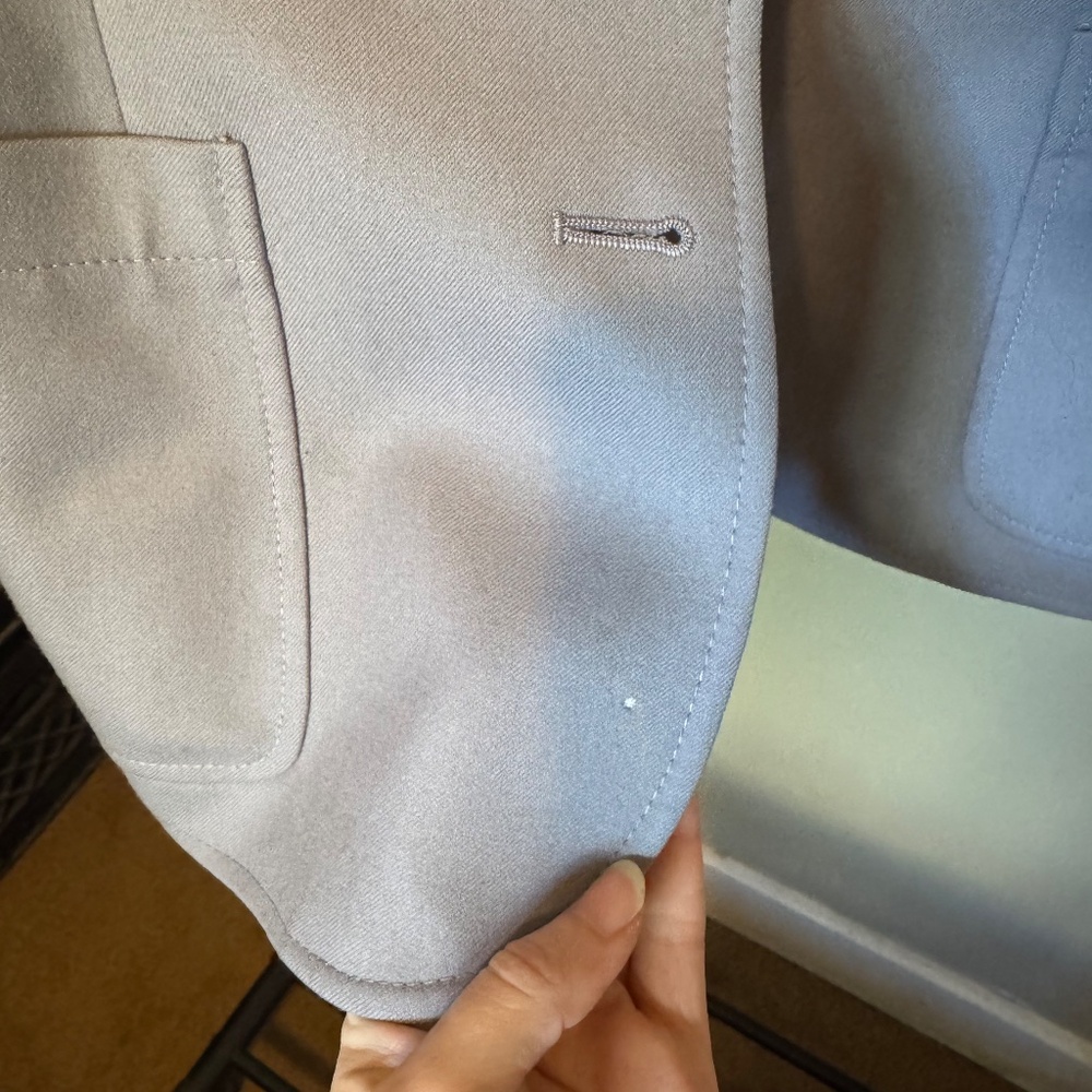 Jaegar Wool Blazer Periwinkle, small/medium - Picture 2 of 5